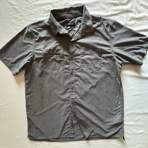 Marmot Hiking Shirt Mens XL Gray Short Sleeve